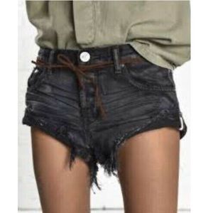 ONE TEASPOON Bandit Denim Shorts